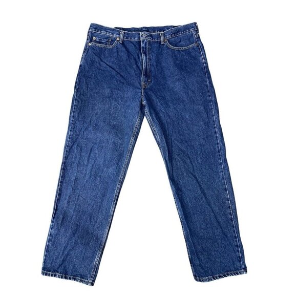 Levi’s 550 Men’s 42 X 32 Denim Jeans Relaxed Fit Blue Medium Wash High Rise - Picture 1 of 7